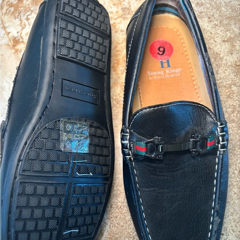Stylish Black Loafers for Men by Steve Harvey